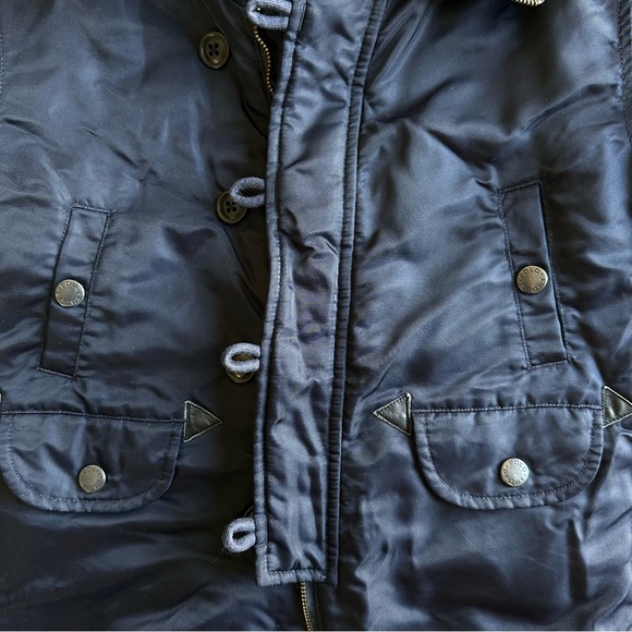 Polo Ralph Lauren Baby Bunting Snowsuit Jacket Navy Blue Size L 12-18M - Picture 11 of 11